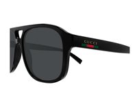 Lunettes de soleil Gucci Homme GG1856S005 BLACK BLACK GREY57 - GG1856S005 BLACK BLACK GREY57
